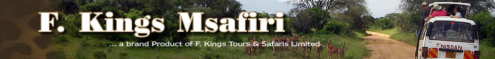 F Kings Msafiri is a brand product of F. Kings Tours and Safaris, in itself a speciall offer safari going to Tsavo East, West and Amboseli and To Masai Mara and Lake Nakuru